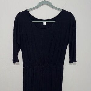 Old Navy Classic Black Long Sleeve Dress